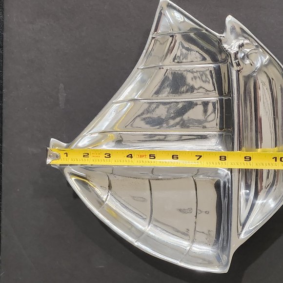 3 Section Aluminum Sailboats Serving Tray - Picture 10 of 10